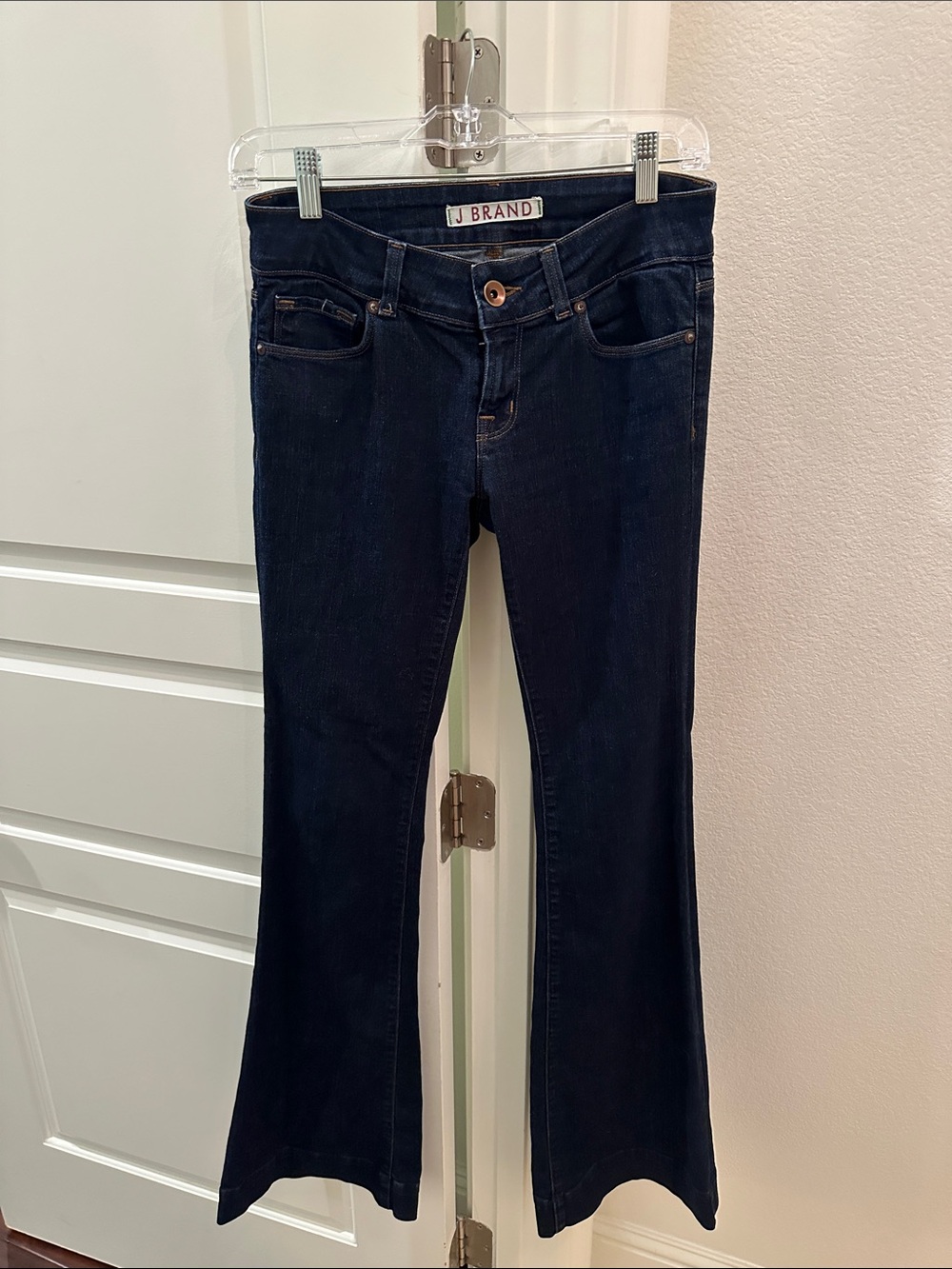 J Brand Dark Blue Flare Jeans